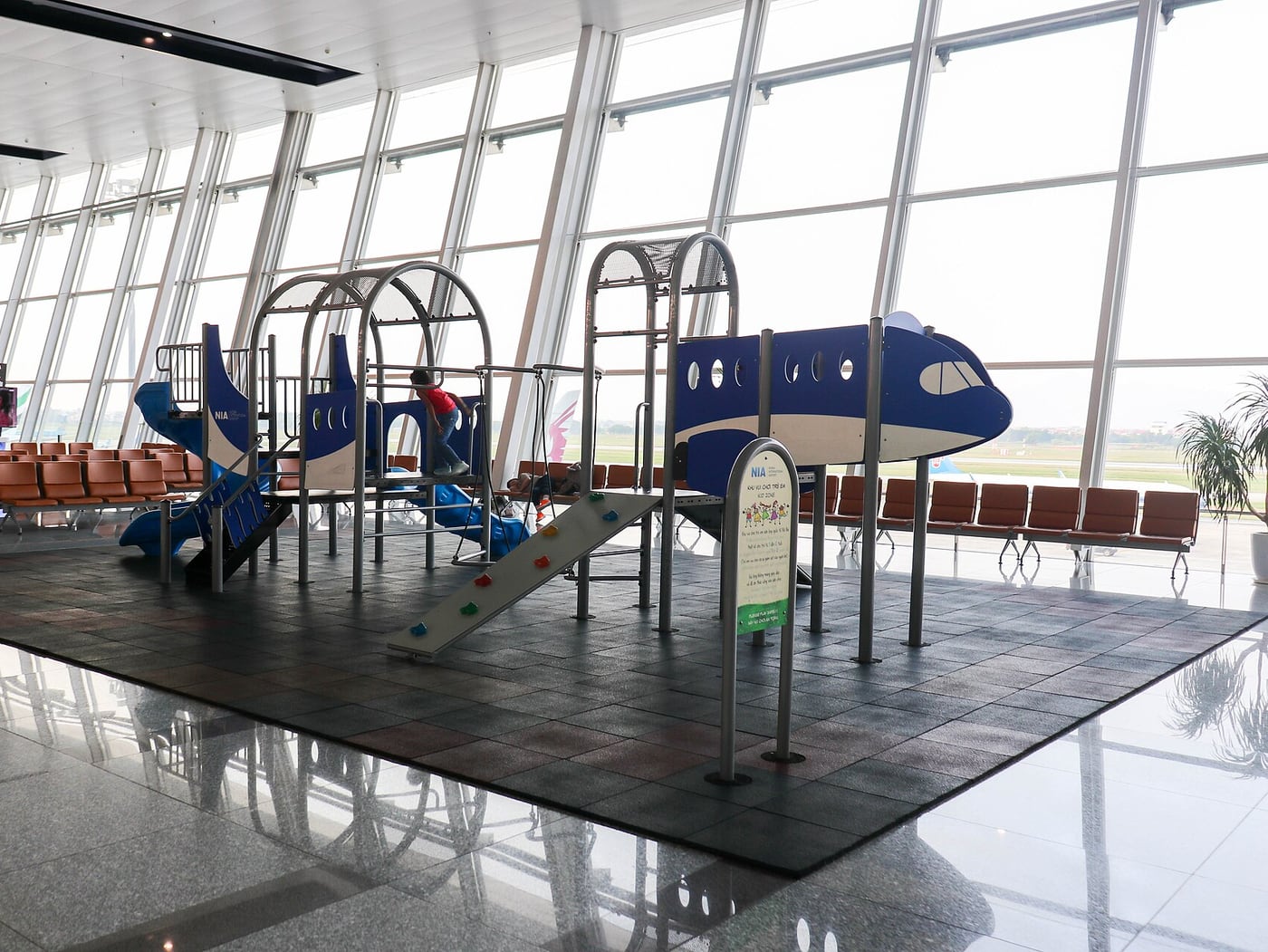 International terminal interior at Noi Bai International Airport